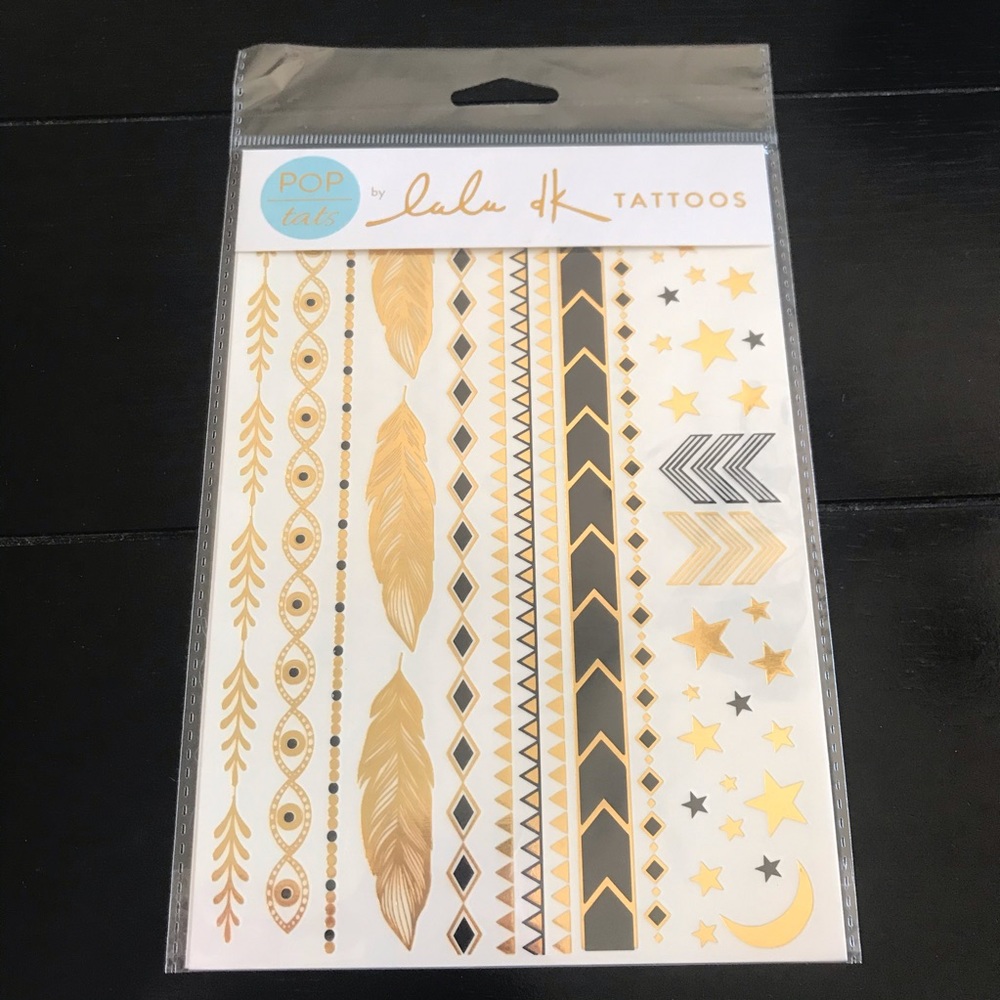 POP-Tats by LuluDK Metallic Jewelry Flash Tattoos